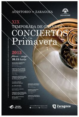 Temporada grandes conciertos de primavera Auditorio de Zaragoza